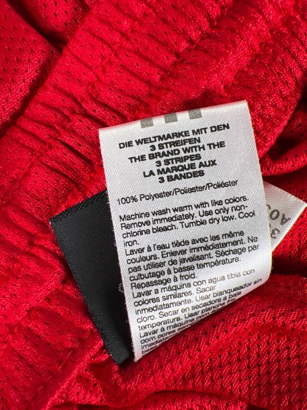 Adidas Men's Red/White Striped Pull On Athletic Sweatpants - M image 4