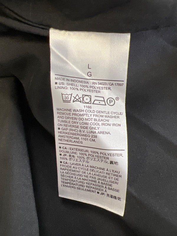 Banana Republic Women's Black/Green Shirred Neck Sleeveless Blouse - L image 4