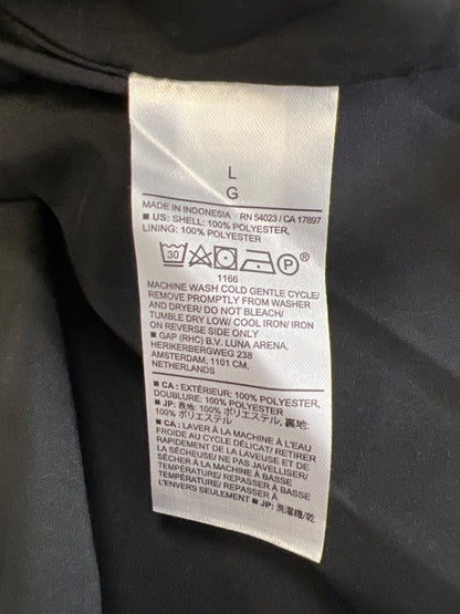 Banana Republic Women's Black/Green Shirred Neck Sleeveless Blouse - L image 4