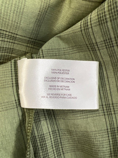 Orvis Men's Green Plaid Classic Short Sleeve Button Up Shirt - XXL image 4