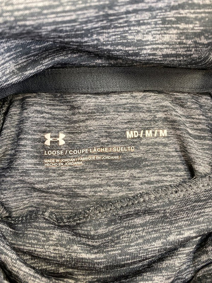 Under Armour Women’s Gray Heather Long Sleeve Velocity Hooded Shirt - M image 3