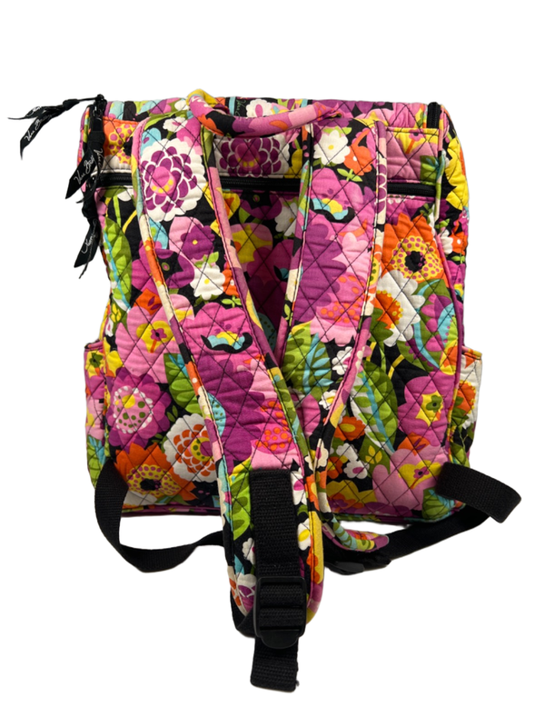 Vera Bradley Women's Pink Va Va Bloom Quilted Backpack image 3