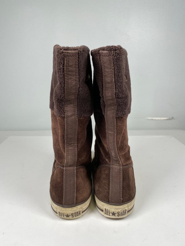 Converse Chuck Taylor Women’s Brown Suede Lace Up Boots - 7.5 image 3