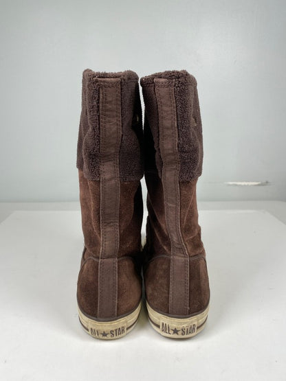 Converse Chuck Taylor Women’s Brown Suede Lace Up Boots - 7.5 image 3