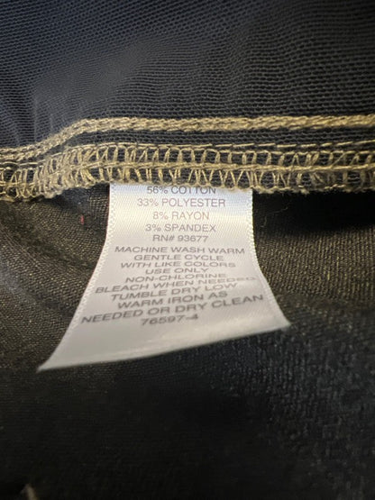 Liz Claiborne Women's Green Straight Leg Cargo Stretch Mid Rise Pants - 8 image 5