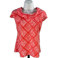 Banana Republic Women's Red Short Tulip Sleeve Blouse - XS