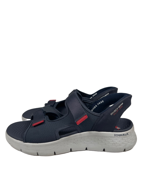 Skechers Men's Navy Blue Slip-In Go Walk Flex Strappy Athletic Sandals - 9 image 5