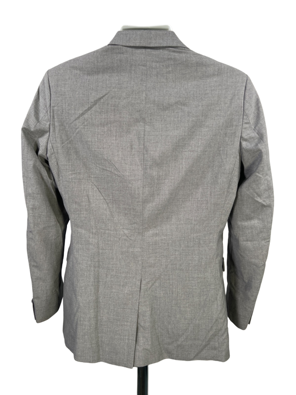 Banana Republic Men's Gray Tailored Slim Fit 2 Button Blazer Jacket - 38 Short image 2