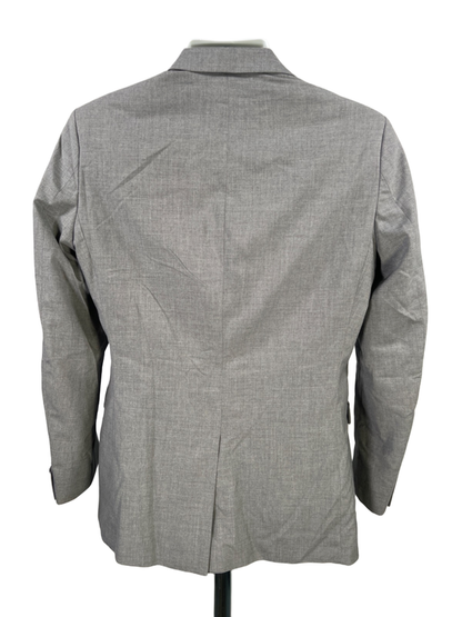 Banana Republic Men's Gray Tailored Slim Fit 2 Button Blazer Jacket - 38 Short image 2