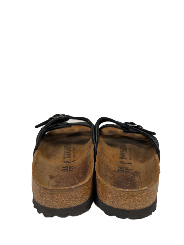 Birkenstock Women's Black Strappy Granada Open Toe Sandals - 5 Narrow image 4