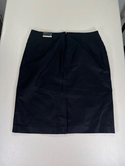 Van Heusen Studio Women's Black Stretch Straight Skirt - 12 image 2