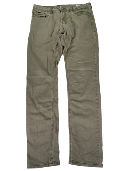 Buffalo David Bitton Men's Green Archer Slim Stretch Cotton Blend Pants - 32