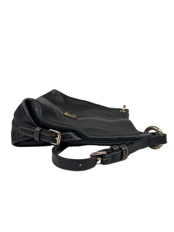 Dooney & Bourke Women's Black Leather Pebble Grain Crossbody Shoulder Purse image 4