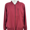 Banana Republic Women's Burgundy/Red Lightweight Woven Bomber Jacket - S