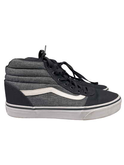 Vans Women's Gray Ward Hi-Top Lace Up Sneakers - 9.5