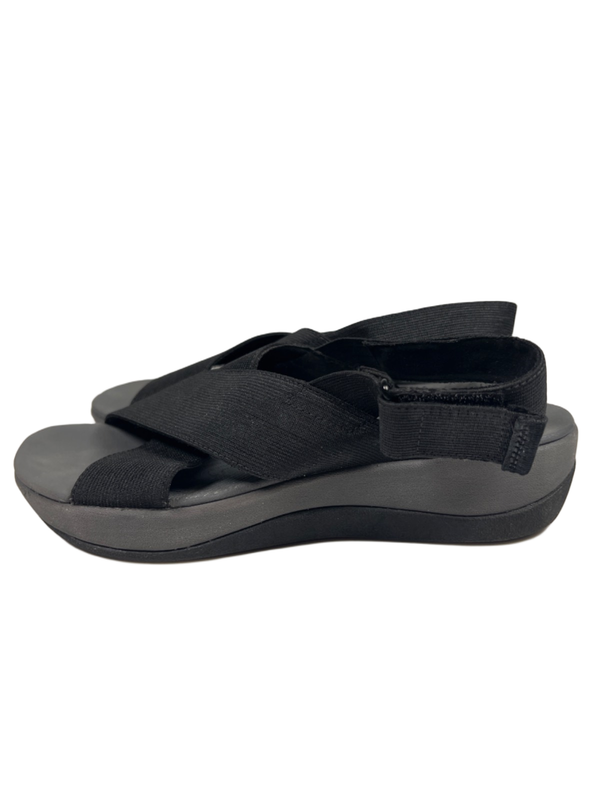 Clarks Cloudsteppers Women's Black Slingback Open Toe Sandals - 7.5 image 5