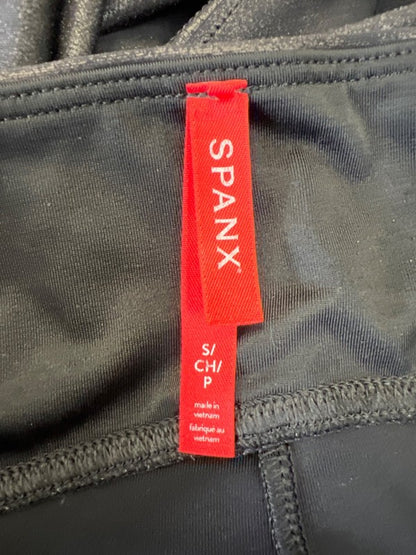Spanx Women's Black Spanxshape Faux Leather Pull On Leggings - S image 3