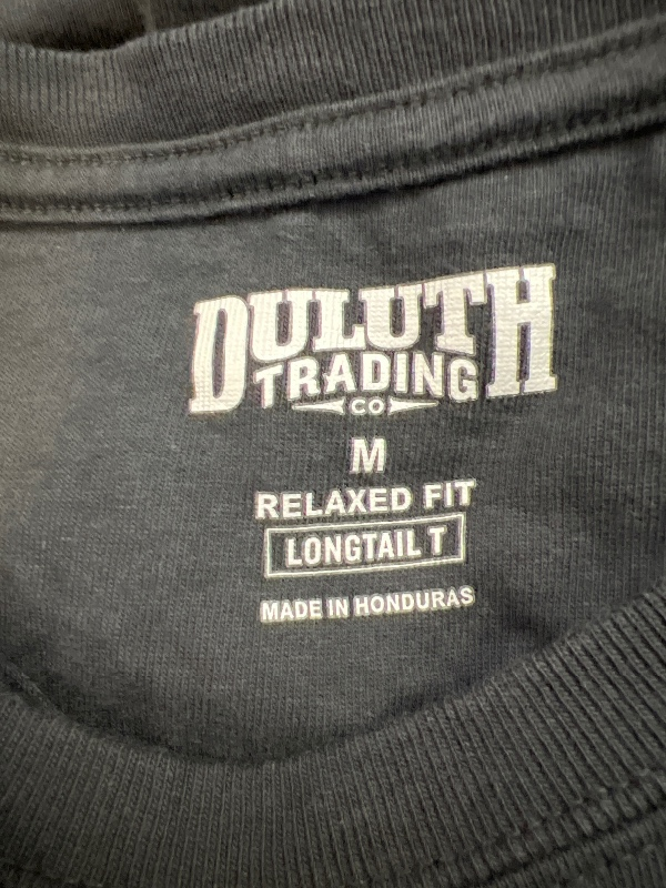 Duluth Trading Men's Black Relaxed Fit Longtail T-Shirt - M image 3