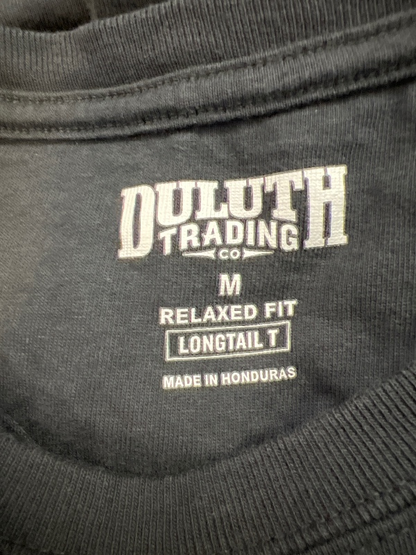 Duluth Trading Men's Black Relaxed Fit Longtail T-Shirt - M image 3