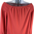 NEW Ann Taylor Women’s Pink Matte Jersey Smocked Off The Shoulder Blouse - XXS