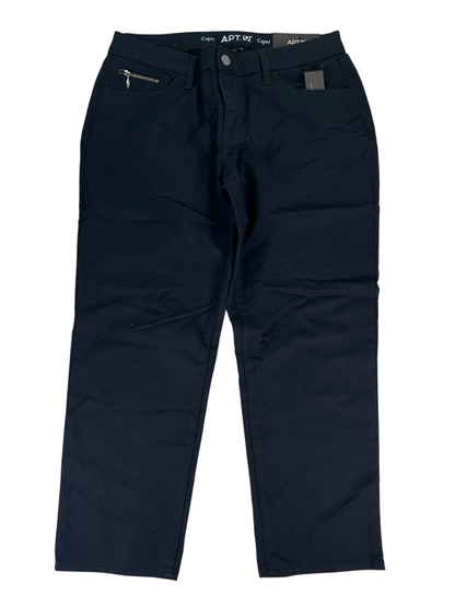 Apt 9 Women's Black Mid Rise Mid Calf Capri Pants - 8