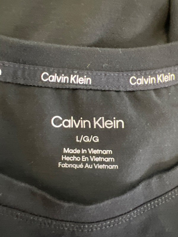 Calvin Klein Women's Black Rhinestone Front Short Sleeve T-Shirt - L image 3