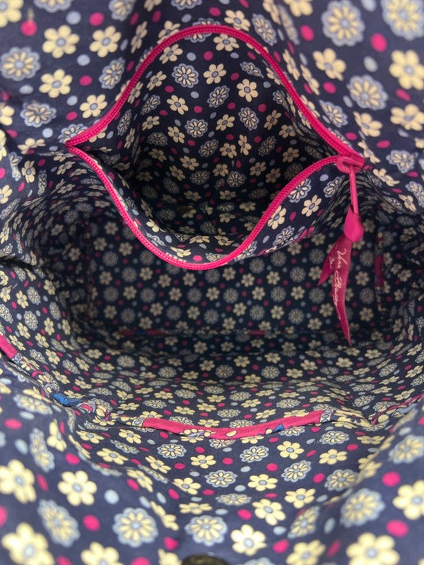Vera Bradley Women's Purple/Blue Boysenberry Paisley Quilted Tote Bag image 6