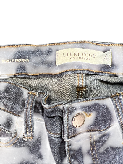 Liverpool Women's Dark Wash Ankle Skinny Denim Jeans - 4/27 image 3
