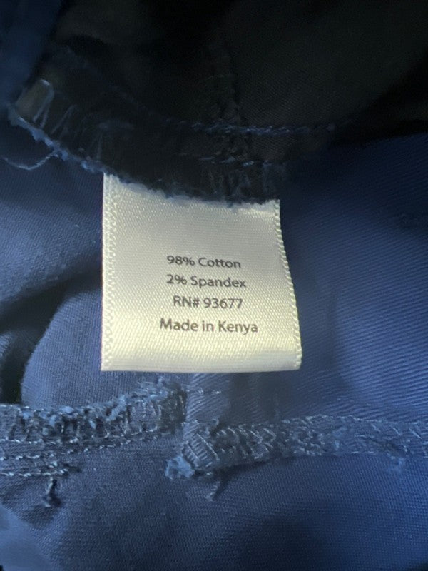 St. Johns Bay Women's Blue Girlfriend Chino Pants - 4 Petite image 4