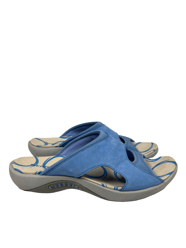 Merrell Women's Blue Slip On Open Toe Sandals - 8