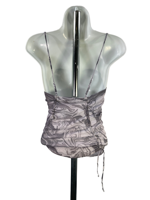 Urban Outfitters Women's Gray Ruched Side Sleeveless Cami Top - M image 2