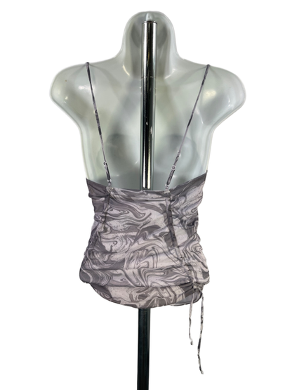 Urban Outfitters Women's Gray Ruched Side Sleeveless Cami Top - M image 2