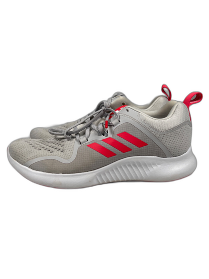 adidas Women's Gray/Pink Edgebounce Lace Up Athletic Running Sneakers - 8.5 image 5