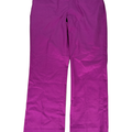Lauren Ralph Lauren Women's Purple Side Zip Snap Button Dress Pants - 12 Petite
