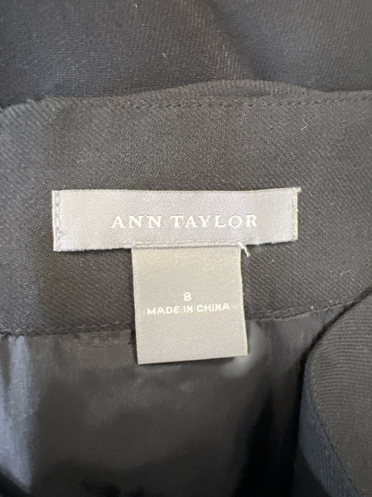 Ann Taylor Women's Black Wool Straight Skirt - 8 image 3