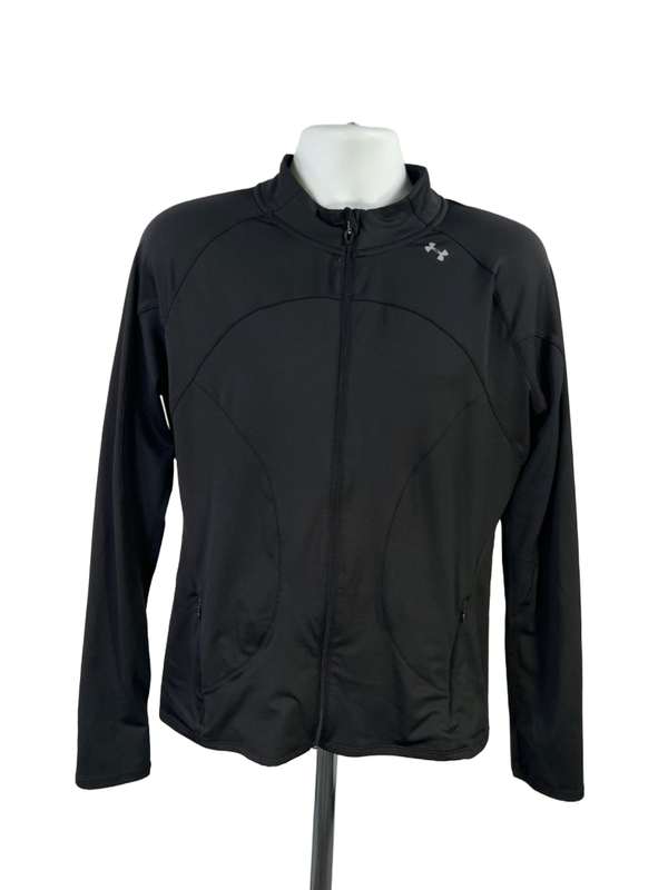 Under Armour Men's Black All-Season-Gear Long Sleeve Zip Up Jacket - XL