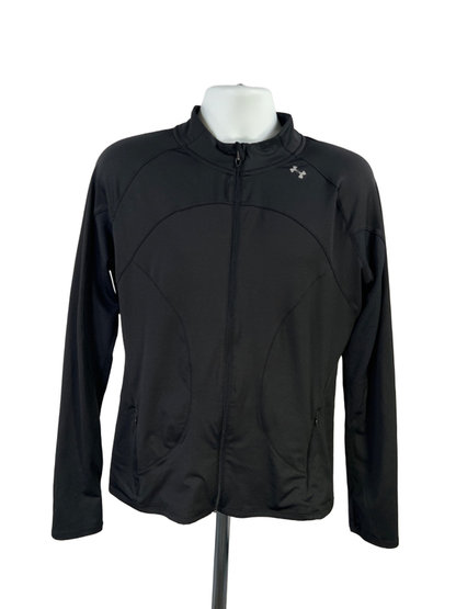 Under Armour Men's Black All-Season-Gear Long Sleeve Zip Up Jacket - XL