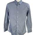 Banana Republic Men's Blue Grant Slim Fit Long Sleeve Button Up Shirt - M
