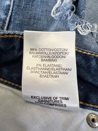 Silver Jeans Women's Medium Wash Elyse Skinny Distressed Embellished Jeans - 28 image 5
