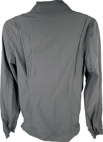 Nike Basketball Men’s Gray U of M Michigan Full Zip Windbreaker Jacket - S image 2