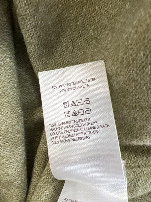 Lucky Brand Women's Green Soft V-Neck Long Sleeve Sweater - S image 4