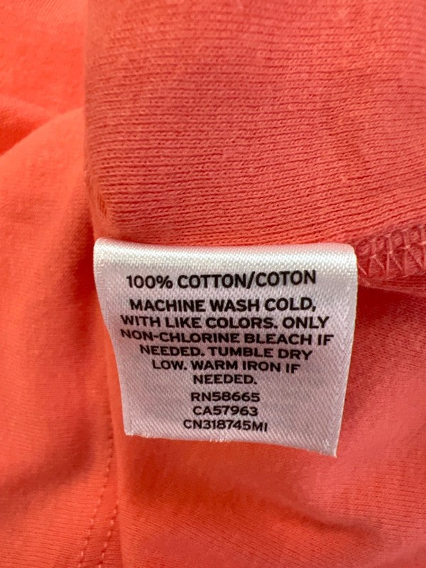 Caslon Women's Orange/Coral Scoop Neck Long Sleeve Shirt - XL image 4
