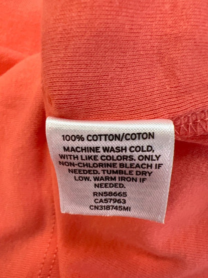 Caslon Women's Orange/Coral Scoop Neck Long Sleeve Shirt - XL image 4