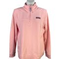 Vineyard Vines Women's Pink Quarter Zip Mock Long Sleeve Jacket - M
