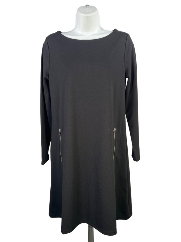 Gap Women's Black Long Sleeve Shift Shirt Dress - 6