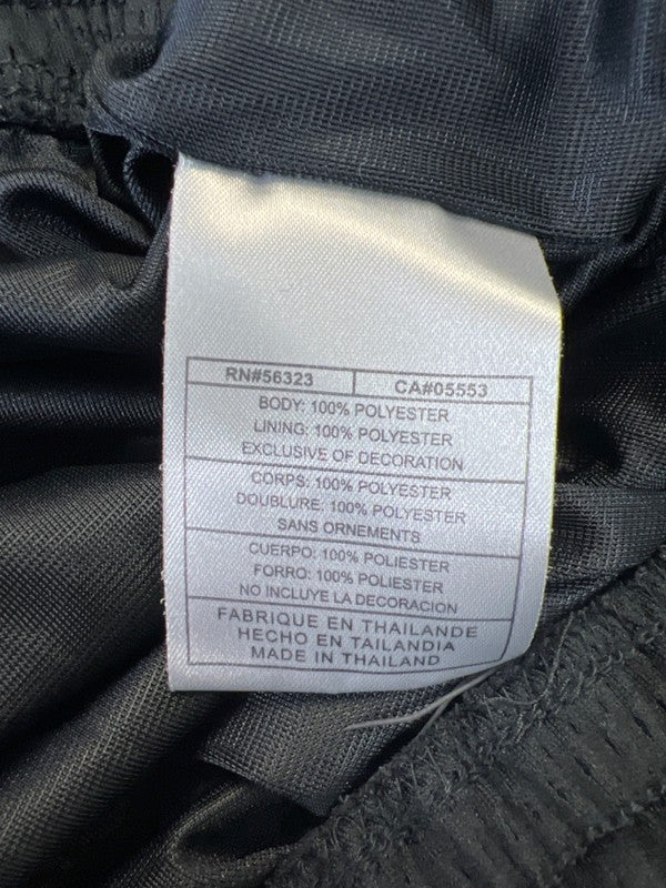 Nike Men's Black/Red Mesh Athletic Basketball Shorts - L image 4