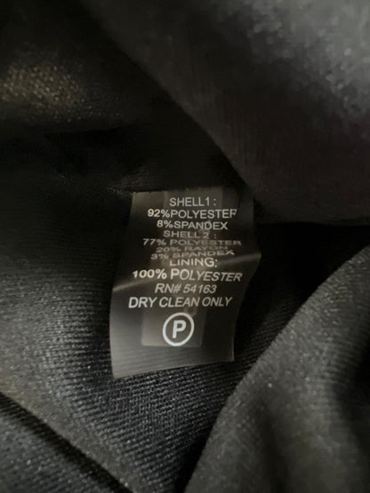 Calvin Klein Women's Black/Gray Sleeveless Side Zip Sheath Dress - 10 image 4
