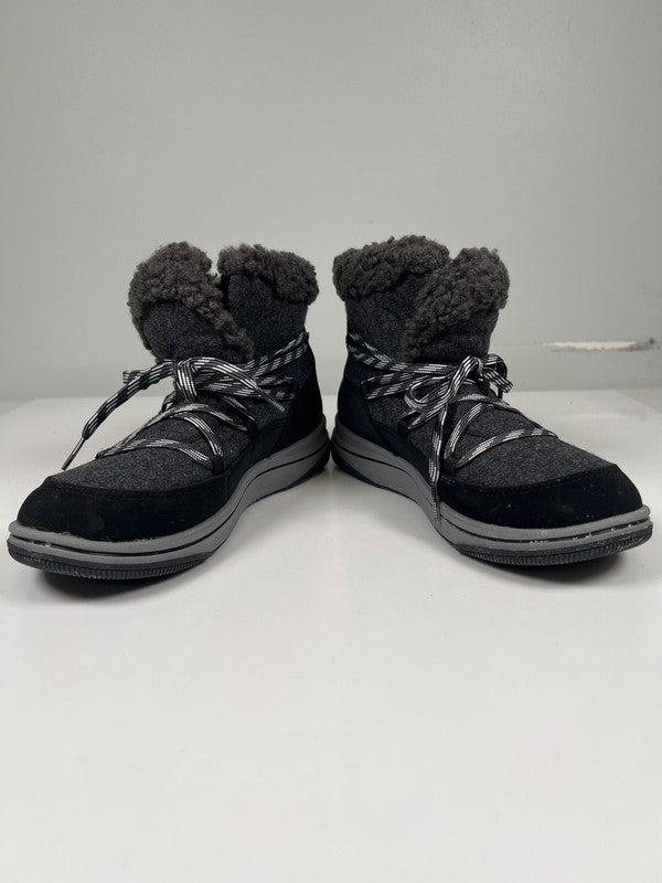 Clarks Cloudsteppers Women’s Black/Gray Breeze Glacier Ankle Boots - 6.5 image 6