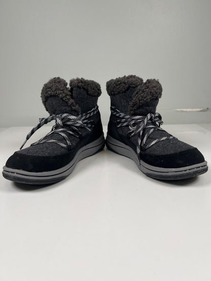 Clarks Cloudsteppers Women’s Black/Gray Breeze Glacier Ankle Boots - 6.5 image 6