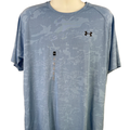Under Armour Men's Blue Tech Vent Velocity Jaquard Short Sleeve Shirt - XL